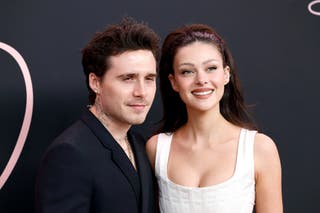 Brooklyn with his wife heiress Nicola Peltz